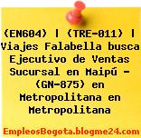 (EN604) | (TRE-011) | Viajes Falabella busca Ejecutivo de Ventas Sucursal en Maipú – (GN-875) en Metropolitana en Metropolitana