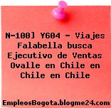 N-100] Y604 – Viajes Falabella busca Ejecutivo de Ventas Ovalle en Chile en Chile en Chile