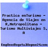 Practica enTurismo – Agencia de Viajes en R.Metropolitana – Turismo Multiviajes S. A