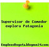 Supervisor de Comedor explora Patagonia