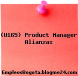 (U165) Product Manager Alianzas