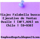 Viajes Falabella busca Ejecutivo de Ventas Ovalle | [WFT.926] en Chile | [B-938]