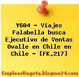 Y604 – Viajes Falabella busca Ejecutivo de Ventas Ovalle en Chile en Chile – [FK.217]