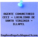 AGENTE COMUNITARIO CECI – LOCALIDAD DE SANTA VIRGINIA – ILLAPEL