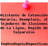 Asistente de Extensión Horaria, Reemplazo, JI Tejedores de Ilusiones de La Ligua, Región de Valparaíso