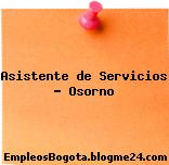 Asistente de Servicios – Osorno