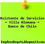 Asistente de Servicios – Villa Alemana – Banco de Chile