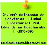 (B.044) Asistente de Servicios- Ciudad Empresarial Red Edwards en Huechuraba | (RKC-39)