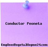 Conductor Peoneta