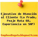 Ejecutivo de Atención al Cliente (Lo Prado, Peaje Ruta 68, Experiencia en SAP)