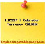 FJK227 | Cobrador Terreno- CALAMA