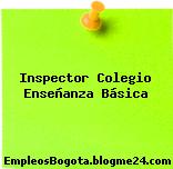 Inspector Colegio Enseñanza Básica