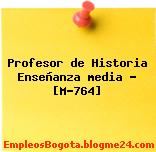 Profesor de Historia Enseñanza media – [M-764]
