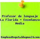 Profesor de Lenguaje – La Florida (Enseñanza Media)