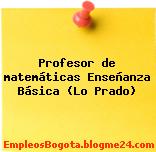 Profesor de matemáticas Enseñanza Básica (Lo Prado)