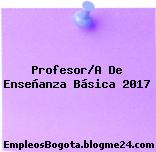 Profesor/A De Enseñanza Básica 2017