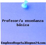 Profesor(a) Enseñanza Básica