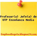 Profesor(a) Jefe(a) de UTP Enseñanza Media
