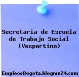 Secretaria de Escuela de Trabajo Social (Vespertino)