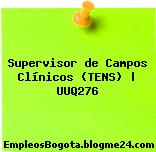 Supervisor de Campos Clínicos (TENS) | UUQ276