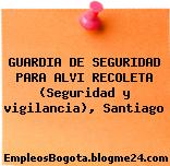 GUARDIA DE SEGURIDAD PARA ALVI RECOLETA (Seguridad y vigilancia), Santiago