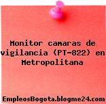 Monitor camaras de vigilancia (PT-822) en Metropolitana