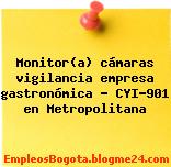 Monitor(a) cámaras vigilancia empresa gastronómica – CYI-901 en Metropolitana