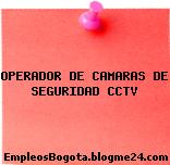 OPERADOR DE CAMARAS DE SEGURIDAD CCTV