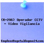 (R-296) Operador CCTV – Video Vigilancia