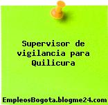 Supervisor de vigilancia para Quilicura