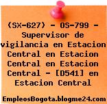 (SX-627) – OS-799 – Supervisor de vigilancia en Estacion Central en Estacion Central en Estacion Central – [D541] en Estacion Central
