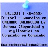 UB.123] | (U-995) [F-152] – Guardias en UNIMARC BALMACEDA La Serena (Seguridad y vigilancia) en Coquimbo en Coquimbo