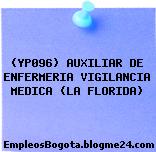 (YP096) AUXILIAR DE ENFERMERIA VIGILANCIA MEDICA (LA FLORIDA)